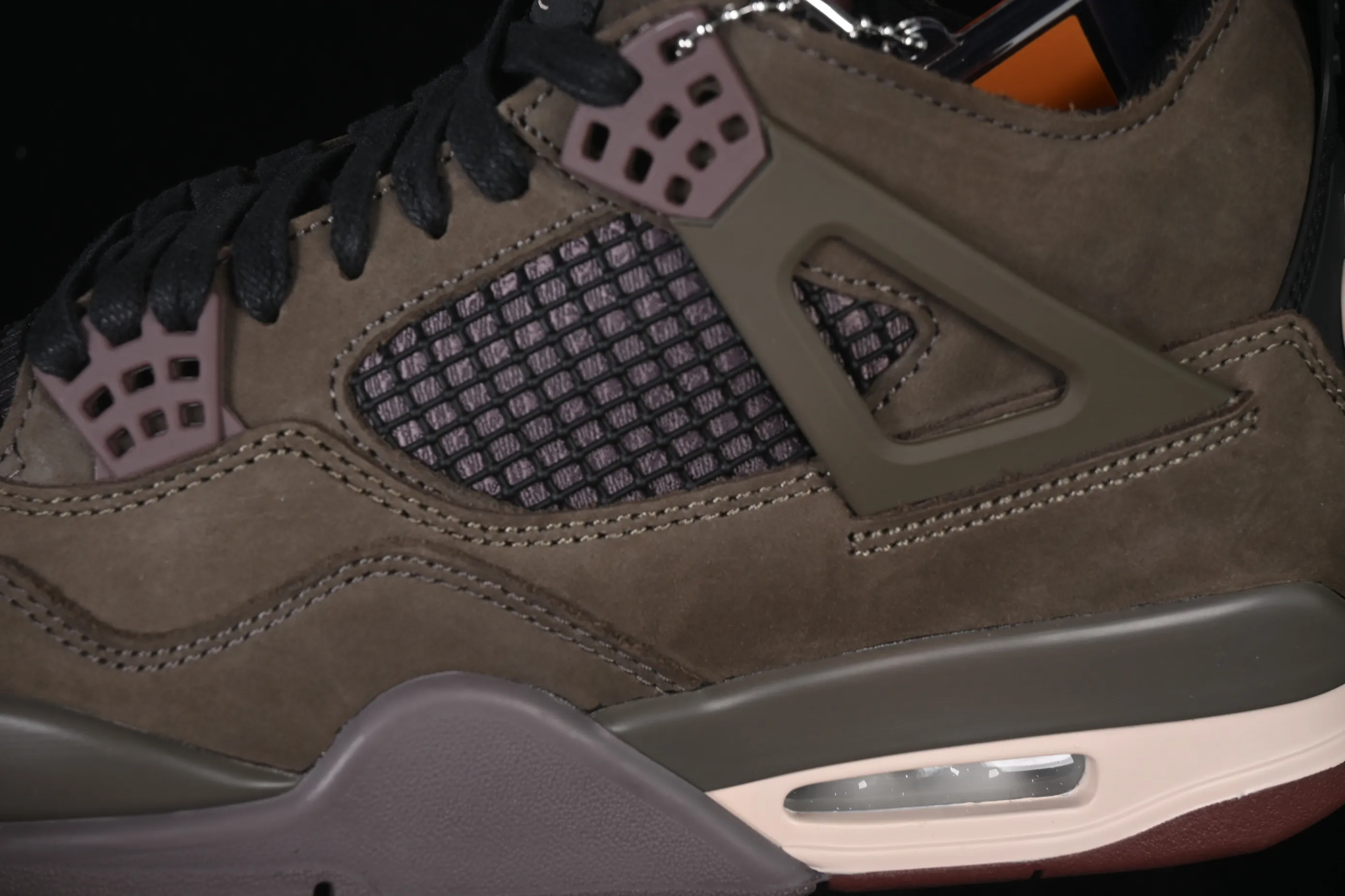 All categories Air Jordan Jordan series basketball shoes Air Jordan 4 GX foreign trade version A Ma Maniere x Air Jordan 4 Rerto "Dark Mocha" AJ4 Joe 4 Mocha Brown IF3102-200